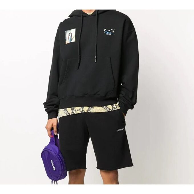 Off-White para hombre The Kiss Printing Negro