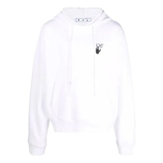 Off-White Peto de manga larga para hombre, colección primavera-verano 2022, estampado liso, color blanco