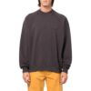 Off-White Pulaover de manga larga con cuello redondo y estampado del logotipo en la espalda para hombre, colección primavera-verano 2022, versión básica, gris oscuro