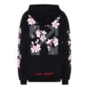 Off-White Sakura Arrow Printing Negro