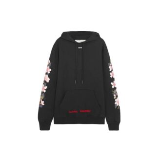 Off-White Sakura Arrow Printing Negro