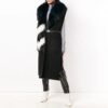 Off-White Sin mangas Talla grande Versión de corte ajustado Negro
