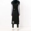 Off-White Sin mangas Talla grande Versión de corte ajustado Negro