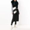 Off-White Sin mangas Talla grande Versión de corte ajustado Negro