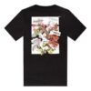 Off-White SS19 Camiseta de manga corta con estampado de bocetos de flores y flechas