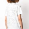 Off-White SS20 Blanco con estampado de rompecabezas tie-dye
