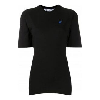 Off-White SS20 Camiseta de Pantalones Cortos con logotipo bordado