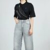Off-White SS20 Camiseta de Pantalones Cortos con logotipo bordado