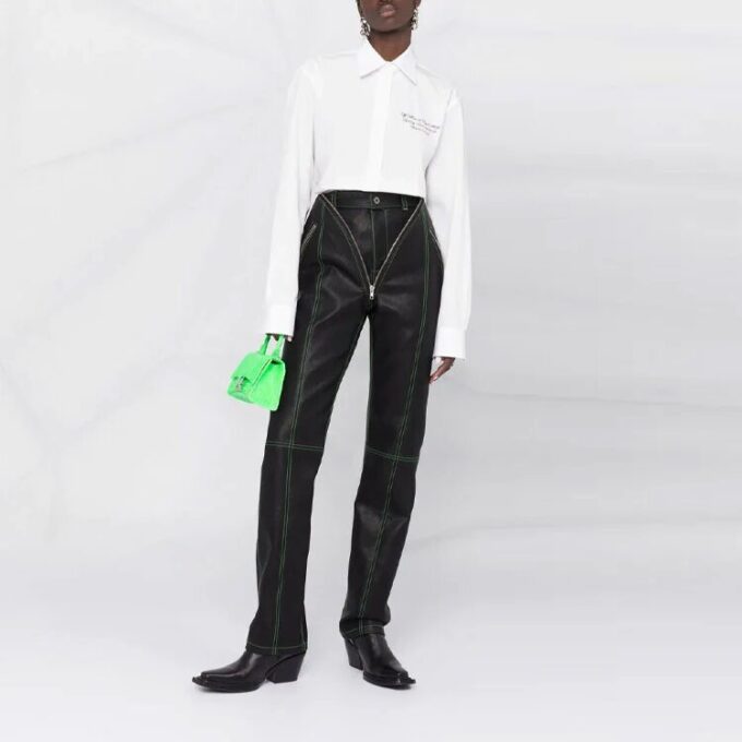 Off-White SS21 Camisa de manga larga Blanca