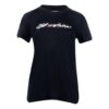 Off-White SS21 Camiseta de Pantalones Cortos con estampado de logotipo, versión estándar, negro