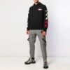 Off-White Sudadera estampada de corte holgado para hombre, color negro