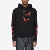 Off-White Sudadera estampada para hombre, negra