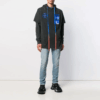 Off-White Sudadera estampada para hombre, negra