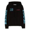 Off-White x Andr / Estampado de caras sonrientes, unisex, negro