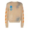 Off-White x Browns 50 Crossover SS21 Micro Mark Cuello redondo Versión estándar Caqui