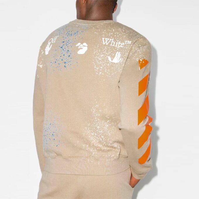 Off-White x Browns 50 Crossover SS21 Micro Mark Cuello redondo Versión estándar Caqui