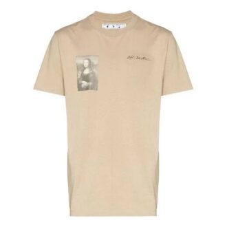 Off-White x Browns 50 Mona Lisa de marca compartida para hombre, color crema Off-White x Browns 50 Mona Lisa de marca compartida para hombre, color crema