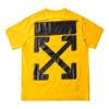 Off-White x Champion Camiseta Champion para hombre Virgil Abloh Amarilla