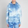 Off-White x END.CHEMICAL WASH Jersey de hombre de corte normal con diseño de Arrows en la espalda y efecto tie-dye