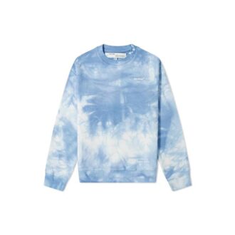 Off-White x END.CHEMICAL WASH Slim Back Arrow Tie Dye Cuello redondo Azul
