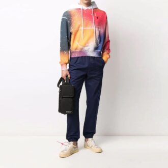 Off-White x Katsu, estampado cruzado, corte holgado