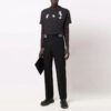 Off-White x New Era x MLB Crossover SS22 Camiseta de manga corta con estampado de logotipo, versión estándar, negro