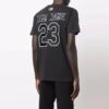 Off-White x New Era x MLB Crossover SS22 Camiseta de manga corta con estampado de logotipo, versión estándar, negro