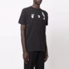 Off-White x New Era x MLB Crossover SS22 Camiseta de manga corta con estampado de logotipo, versión estándar, negro