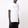 Off-White x New Era x MLB Crossover SS22 Camiseta de manga corta con estampado del logotipo de los LA Dodgers, versión estándar, blanco