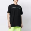 Off-White x Something & Associates Camiseta unisex de manga corta con estampado de letras, versión estándar, en negro