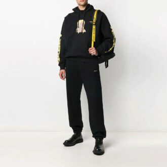 Off-White x Theophilus London Crossover Bebey Printing Casual Cozy Negro