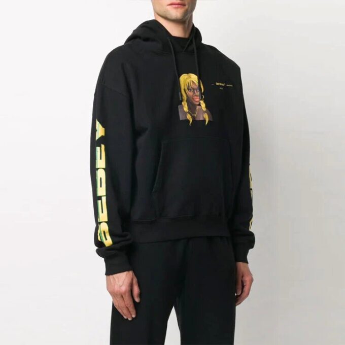 Off-White x Theophilus London Crossover Bebey Printing Casual Cozy Negro