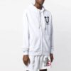 Off-White x UNDERCOVER Crossover con estampado de logotipo a doble cara, blanco