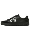OFF- Zapatillas bajas de cuero de la temporada anterior «Negro»