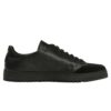 OFF- Zapatillas bajas de cuero de la temporada anterior «Negro»