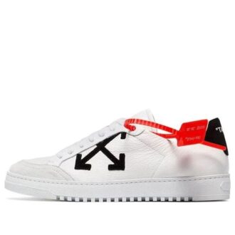 OFF- Zapatillas bajas de piel «White»