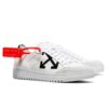 OFF- Zapatillas bajas de piel «White»