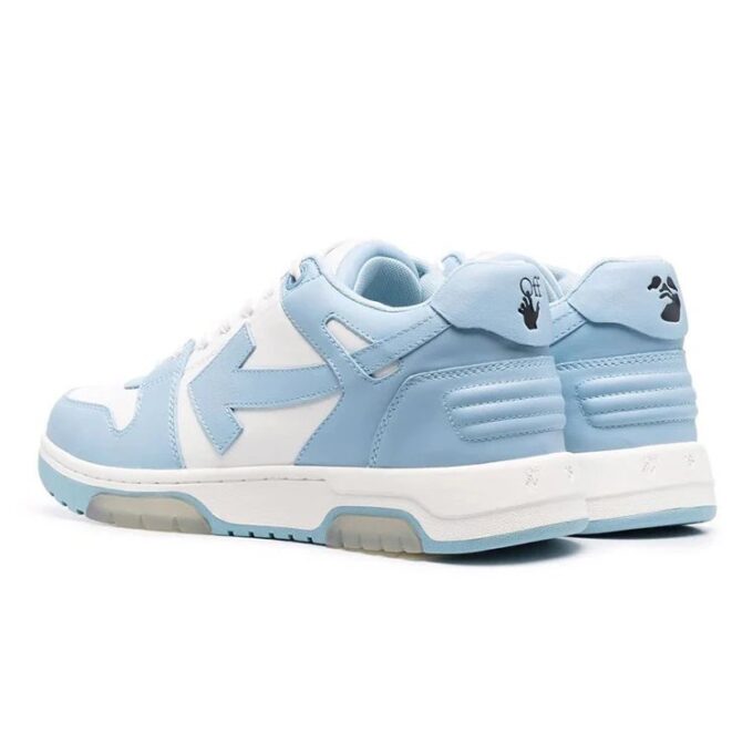 Out Of Office de piel de becerro «Blanco Azul»
