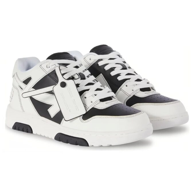 Out Of Office OOO Low Tops «Black White»