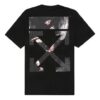 Painting Arrow Printing Manga Pantalones Cortos Negro