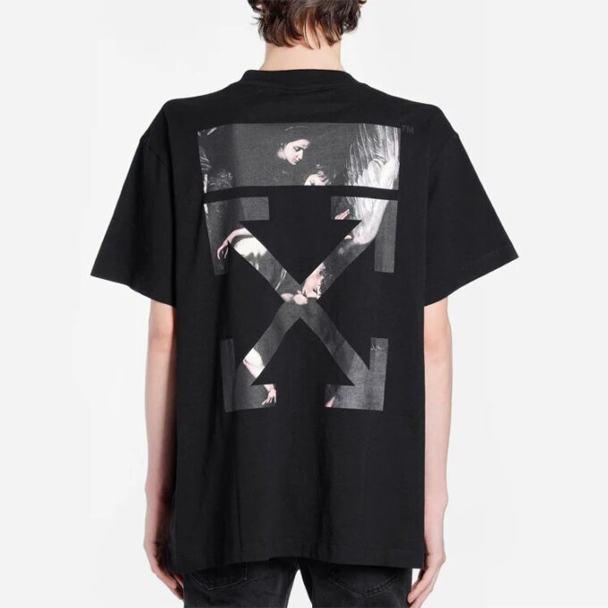 Painting Arrow Printing Manga Pantalones Cortos Negro