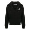 Painting Arrow Zipper Long Classic Negro