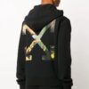 Painting Arrow Zipper Long Classic Negro