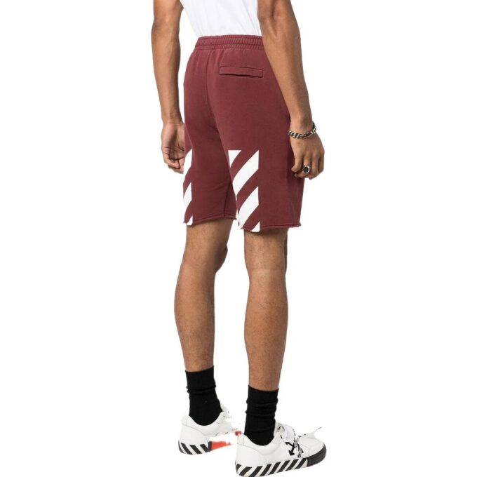 Pantalón corto de chándal Diag Helvetica «Barolo»