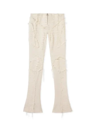 Pantalones ajustados de tweed