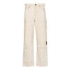Pantalones blancos holgados retro para hombre Off-White x Browns 50 Carpenter