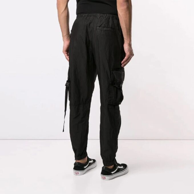 Pantalones cargo de algodón liso de la temporada primavera-verano 2019