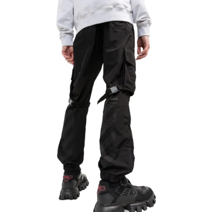 Pantalones cargo de corte recto «Negro»