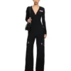 Pantalones cargo de gabardina para mujer