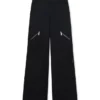 Pantalones cargo de gabardina para mujer